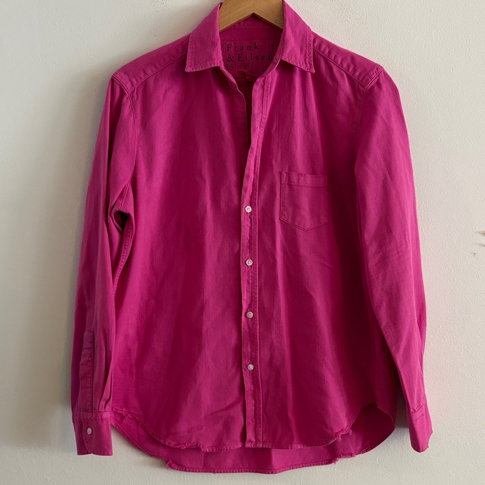 Frank & Eileen Fuchsia Button-Down Shirt
